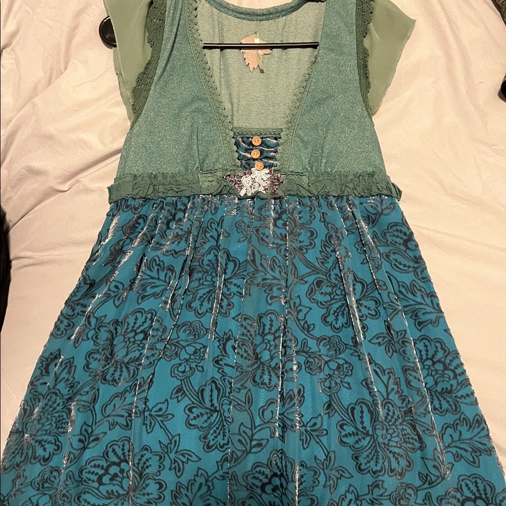 Free people velvet fairy dress